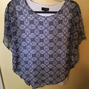 The Limited size medium blue top